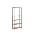 Seaford avohylly 5 puuhyllyt, (77x35x185cm)